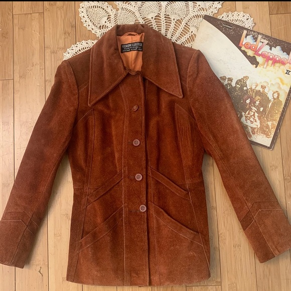 Vintage Jackets & Blazers - 🍂Vintage 70s Leather Jacket🍂